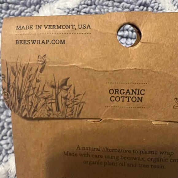 COPY - NEW Bee's Wrap Reusable Sustainable Variety food wrap - 5 pieces - Picture 3 of 5